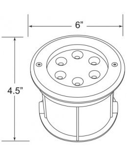 Encore LEDUL-54-LED-6W  Underwater Light 